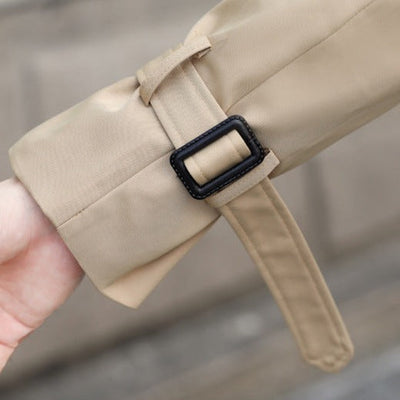 Zeitloser Herren-Trenchcoat – Klassischer Mantel für Herbst und Winter