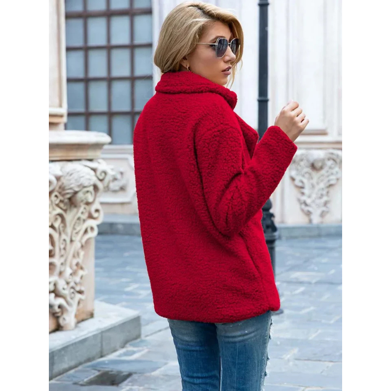 Damen Teddyjacke – Komfortabel und Modisch