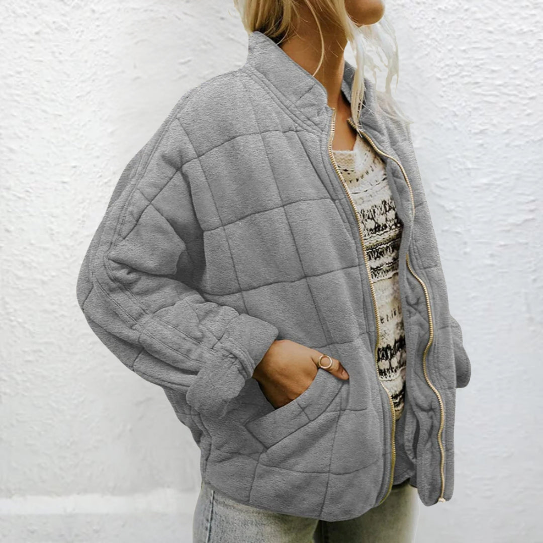 Sophia – Gepolsterte Damen Winterjacke mit Reißverschluss