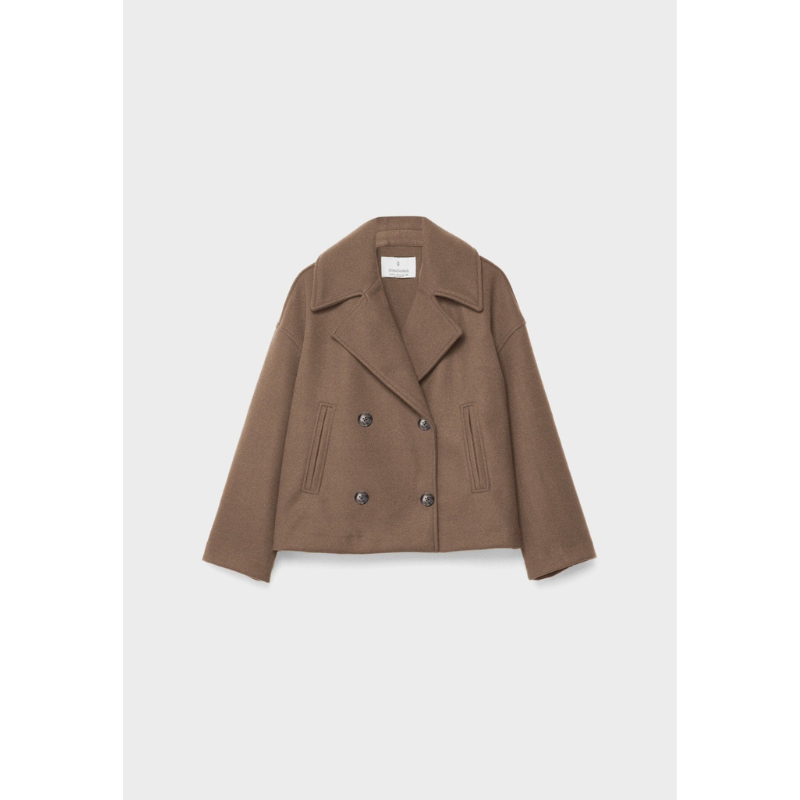 Chic & Vielseitige Damenjacke im taillierten Doppelreiher-Stil