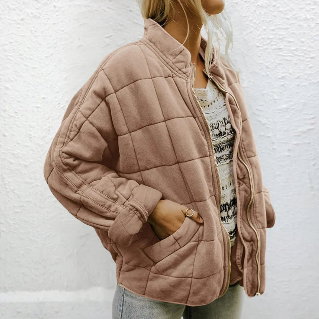 Sophia – Gepolsterte Damen Winterjacke mit Reißverschluss