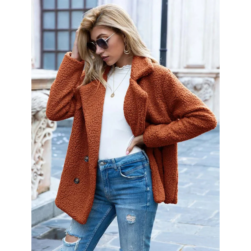 Damen Teddyjacke – Komfortabel und Modisch