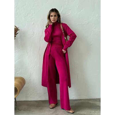 Damen 3-teiliges Lounge-Set – Komfortabel & Elegant