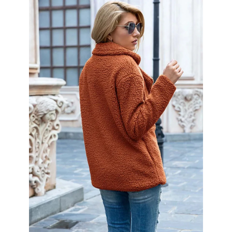 Damen Teddyjacke – Komfortabel und Modisch