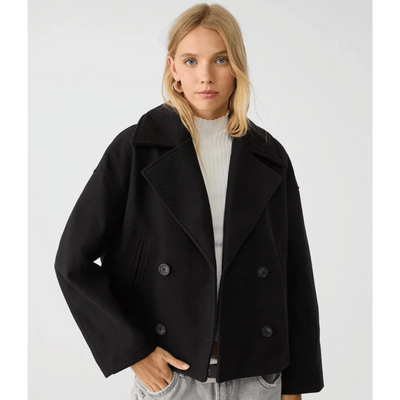 Chic & Vielseitige Damenjacke im taillierten Doppelreiher-Stil