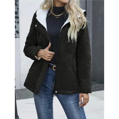 Damen Winterjacke mit Fellfutter