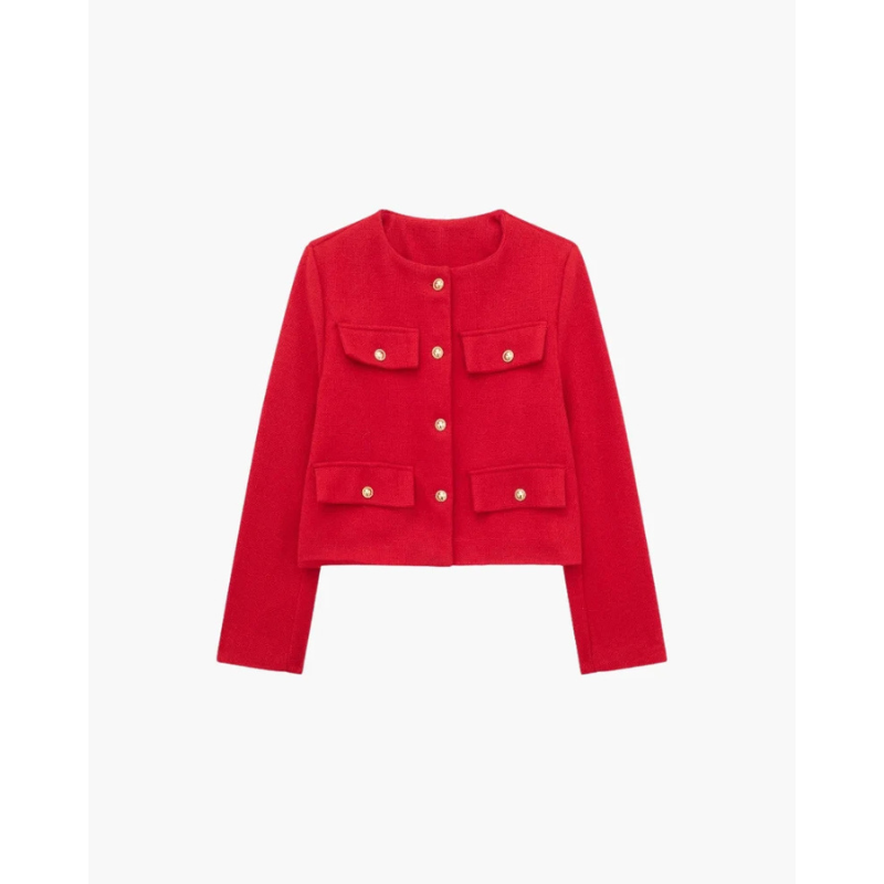 Tailored Savile Crop Blazer