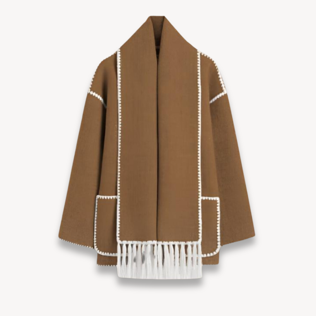 Damen Winterjacke mit Schal – Stilvoll und Warm