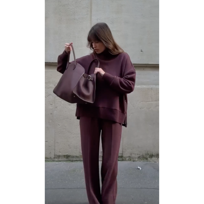 Giulia – Damen Strickset mit klassischem Eleganzdesign