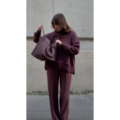 Giulia – Damen Strickset mit klassischem Eleganzdesign