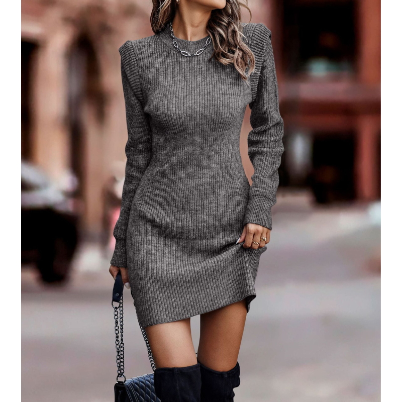 Elegantes & Bequemes Bodycon-Strickkleid für Damen