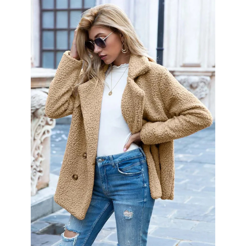 Damen Teddyjacke – Komfortabel und Modisch