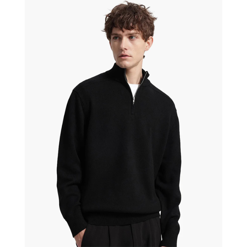 100% Merino Wool Zip-Up Jacket