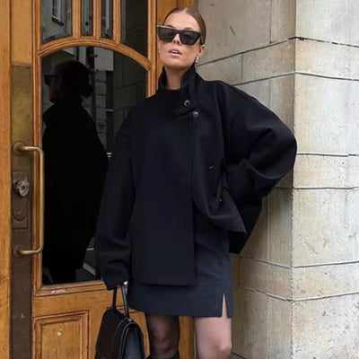 Valeria – Kurze Doppelreiher-Jacke für Damen