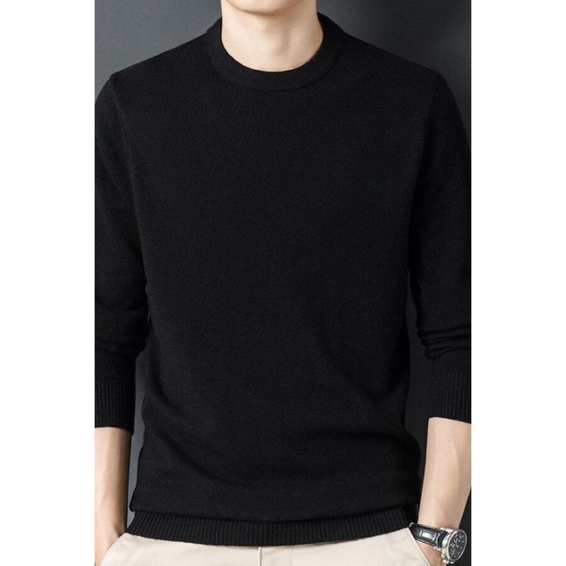 Eleganter Herrenpullover im luxuriösen Kaschmir-Look – Zeitloser Stil