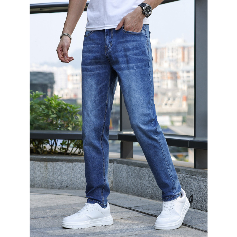 Herren Jeans – Zeitloses Design mit mittlerem Stretch