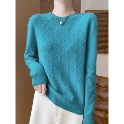 Celina Klassischer Merinowolle Pullover für Frauen