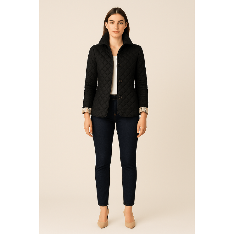 Lina Steppjacke – Leichte, wattierte Damenjacke mit Knopfverschluss