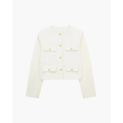 Tailored Savile Crop Blazer