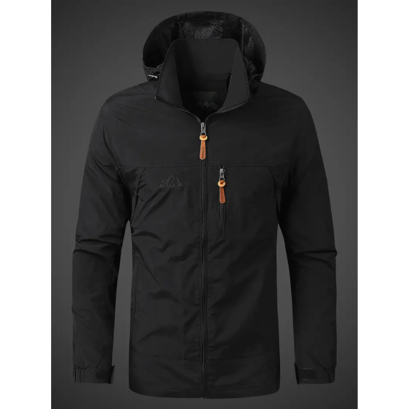 Herren Regenjacke mit Kapuze – Wasserfest und Atmungsaktiv