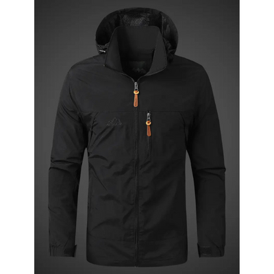 Herren Regenjacke mit Kapuze – Wasserfest und Atmungsaktiv