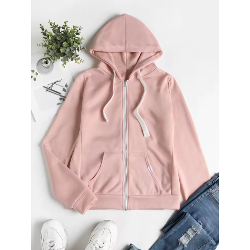 Frauen Zip-Hoodie – Bequem und Klassisch