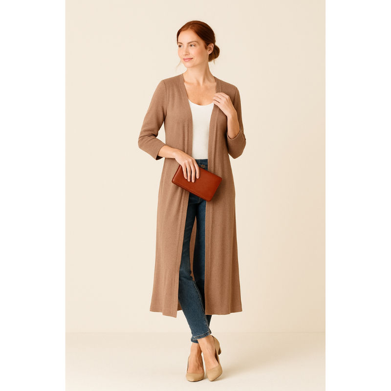 Isabelle Cozy Knit Cardigan – Luftiger Damenpullover mit klassischer Eleganz