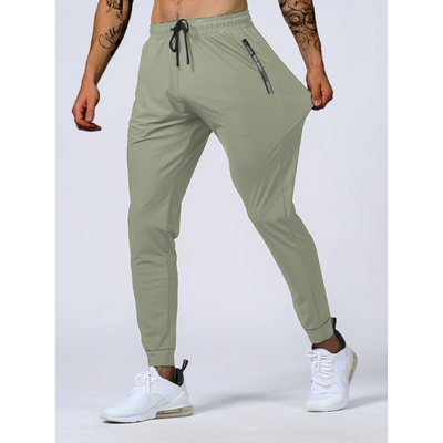 Herren Jogginghosen – Atmungsaktiv, Stretch, mit Reißverschluss und Kordelzug