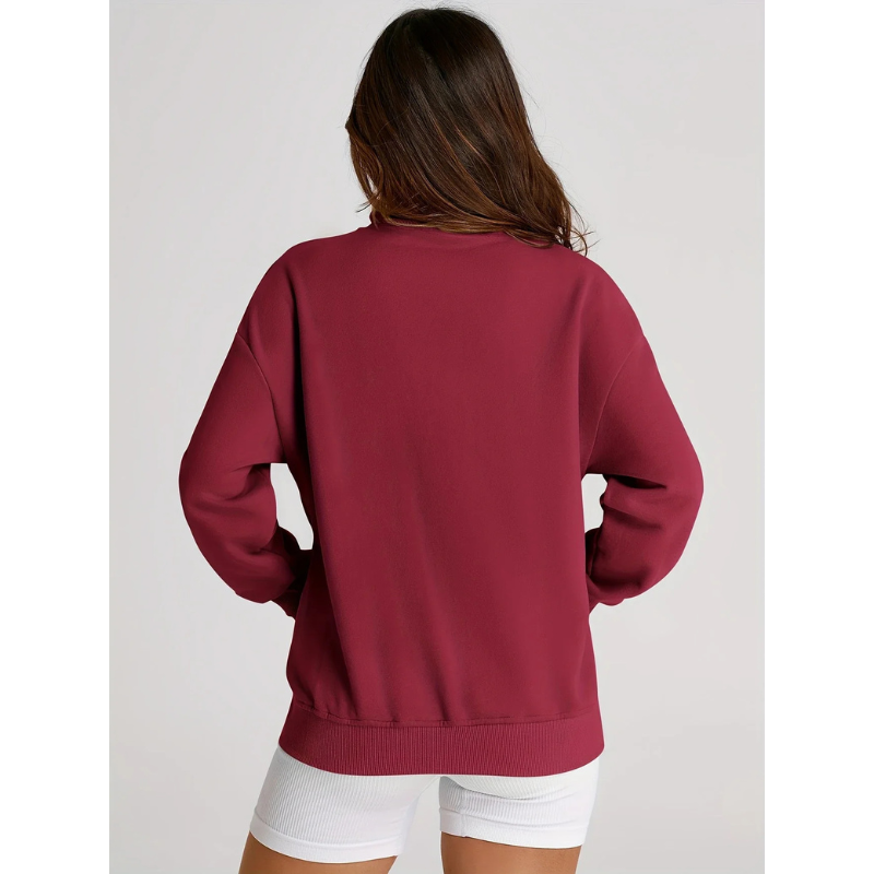 Langärmliger Damenpullover – Lässiger Chic