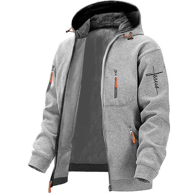 Herren Zip-Hoodie – Luxuriöser Komfort mit Kapuze und schlichtem Design