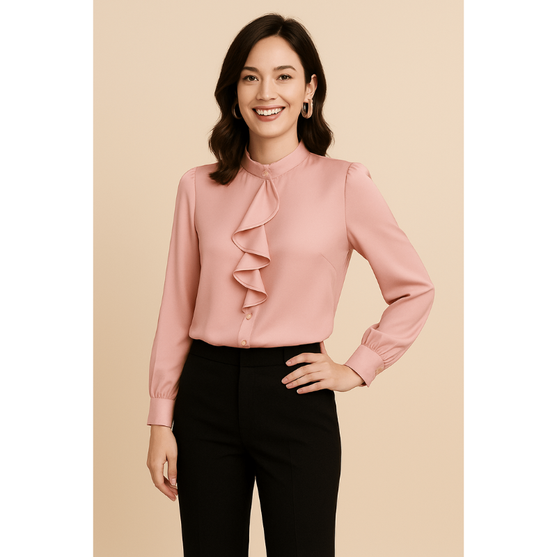 Amara Rüschbluse – Elegante und leichte Bluse für Damen