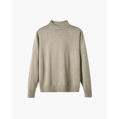 100% Premium Wool Turtleneck Sweater