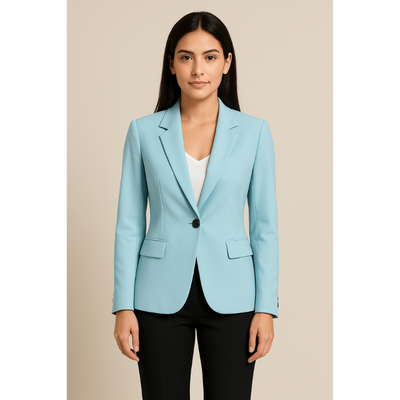 Adele Tailored Blazer – Damenblazer mit taillierter Passform und Ein-Knopf-Verschluss