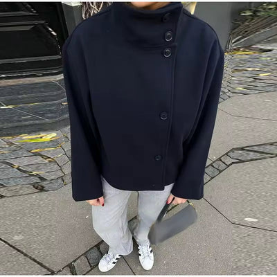 Valeria – Kurze Doppelreiher-Jacke für Damen