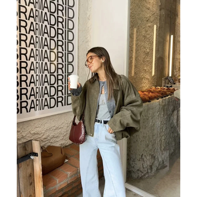 Anna – Damen Winterjacke in lässiger Passform mit Reißverschluss