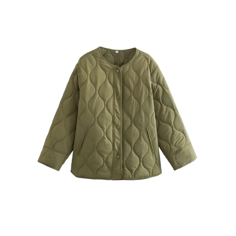 Losvallende Damen Winterjacke – Eleganz und Gemütlichkeit