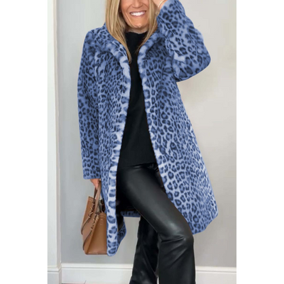 Elegante Damenjacke im Leopardenprint