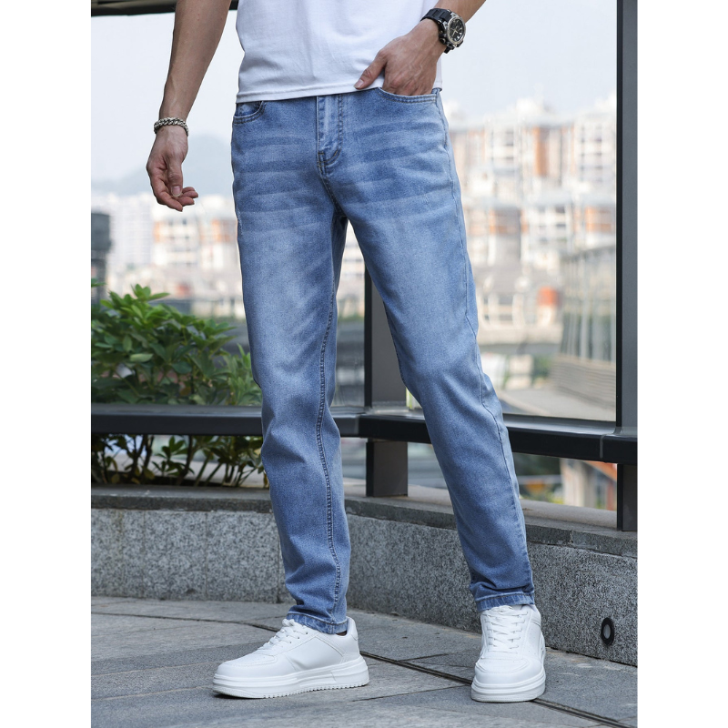 Herren Jeans – Zeitloses Design mit mittlerem Stretch