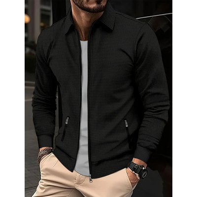 Herren Reißverschluss-Overshirt – Elegante Übergangsjacke