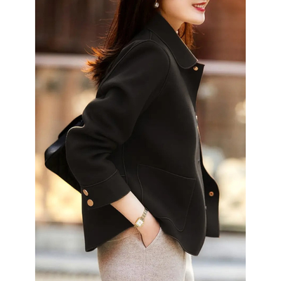 Paola – Damenblazer mit strukturiertem Design und goldenen Knöpfen