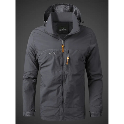 Herren Regenjacke mit Kapuze – Wasserfest und Atmungsaktiv