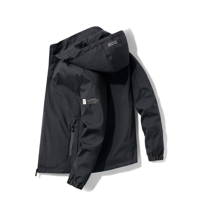 Herren Sportjacke mit Kapuze – Winddicht und Funktional