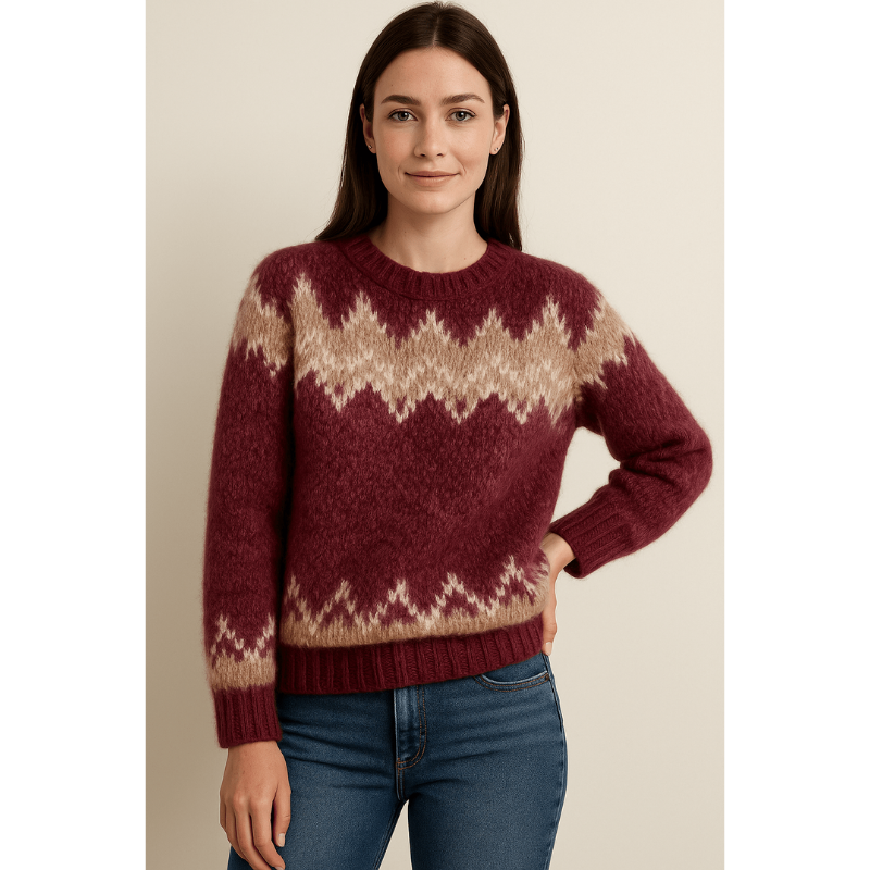 Elena Weicher Rundhals-Pullover – Eleganter Damenstrickpullover