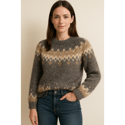 Elena Weicher Rundhals-Pullover – Eleganter Damenstrickpullover