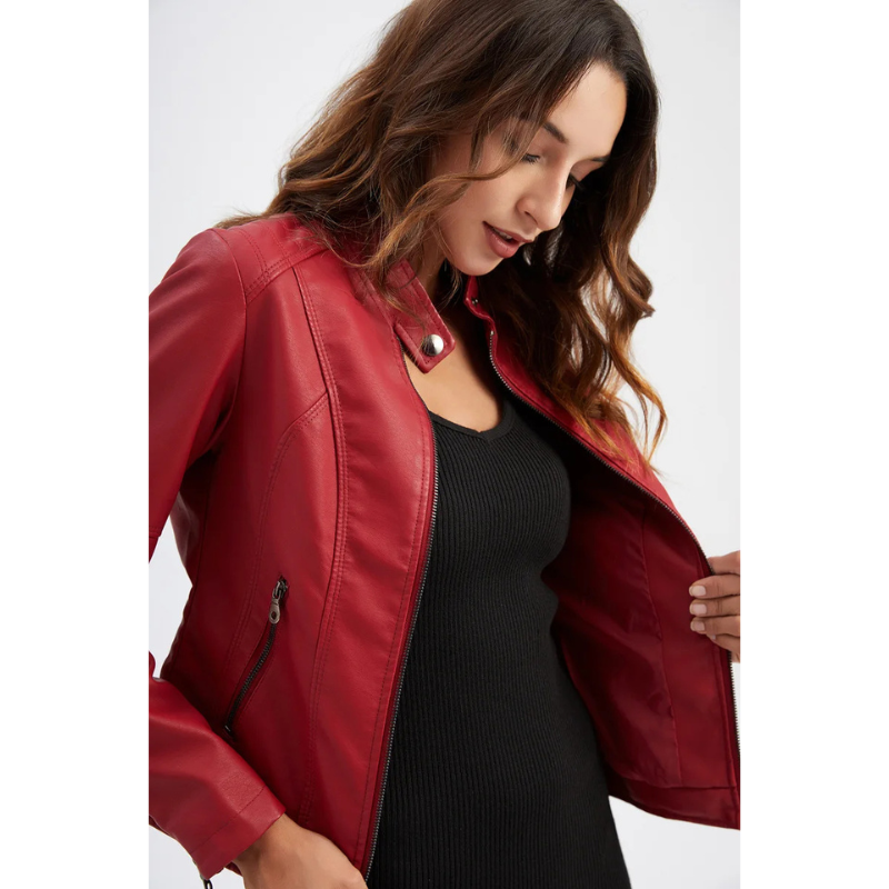Luxe Lederjacke für Damen von Mila
