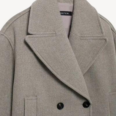 Damen Peacoat – Klassischer Wollmantel mit zeitlosem Design