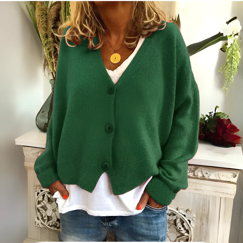Gemütlicher Strick-Cardigan für Damen im Relaxed Fit