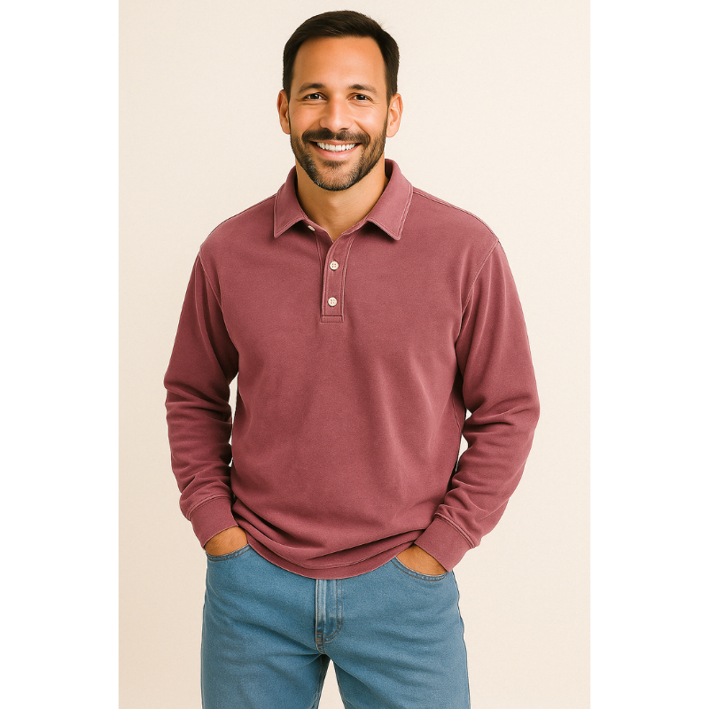 Firenze Long Sleeve Polo Shirt