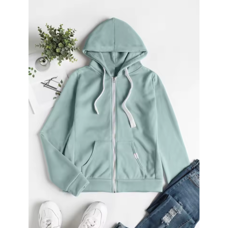Frauen Zip-Hoodie – Bequem und Klassisch