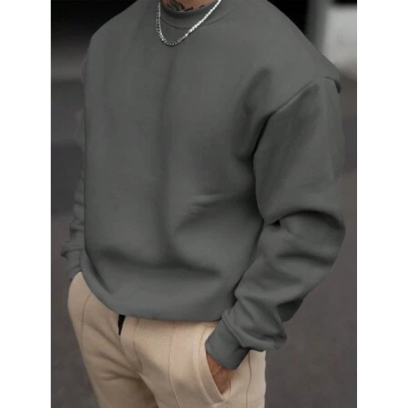 Palermo Herren Rundhals-Sweatshirt – Eleganter Casual-Look mit Komfort